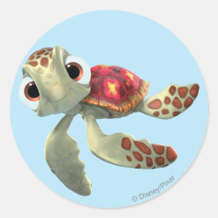 Finding Nemo   Squirt Floating Classic Round Sticker