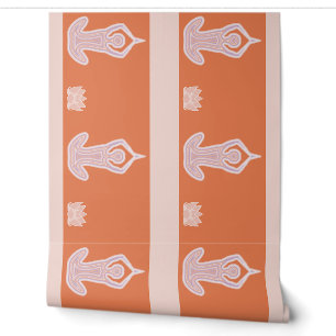 Finding Nirvana Wallpaper Border Orange Sunset BP
