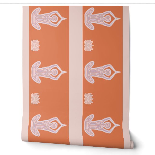 Finding Nirvana Wallpaper Border Orange Sunset BP (Unrolling)