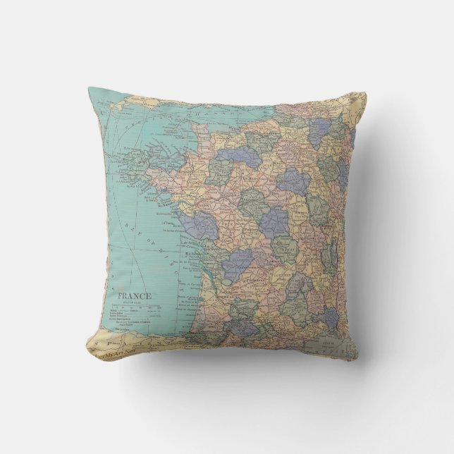 Finding Paris Together Throw Pillow (Front)