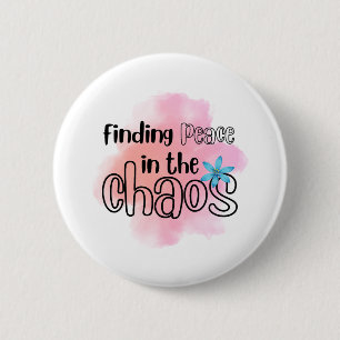 Finding Peace 2 Inch Round Button