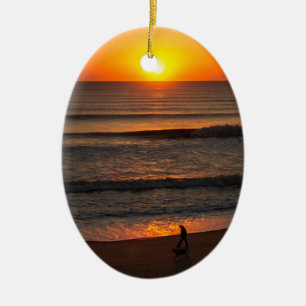 Finding Peace Ceramic Ornament