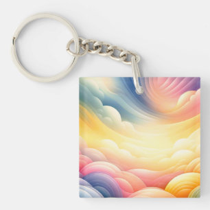 Finding Peace in the Puffy Dreamy Coluds Keychain