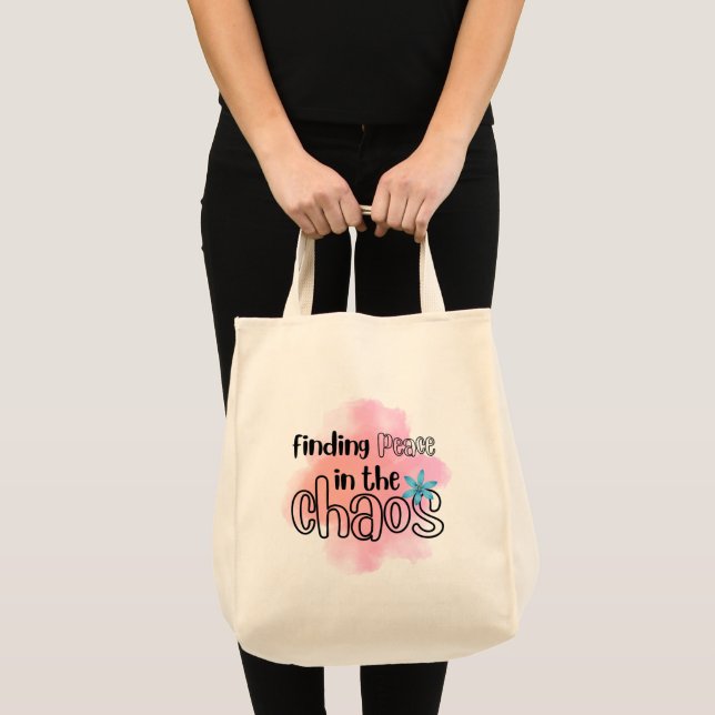 Finding Peace Tote Bag (Front (Product))