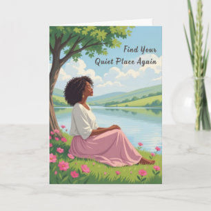 Finding Quiet Space Greeting Card