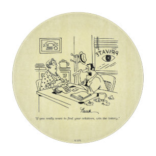 Finding Relatives Cutting Board