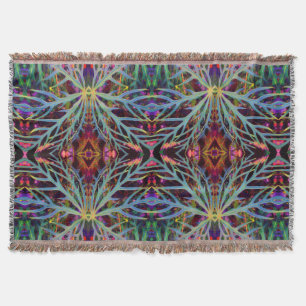 Finding the Colours Pattern Throw Blanket