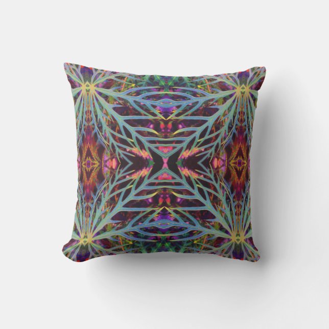 Finding the Colours Pattern Throw Pillow (Front)