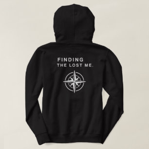 Finding The Lost Me Compass Graphic Streetwear Hoodie