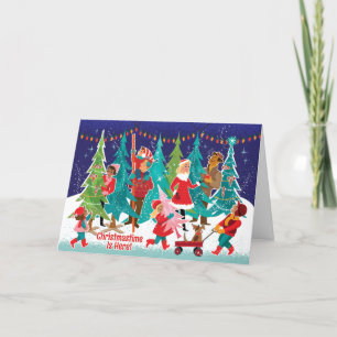 Finding The Perfect Tree Christmas Cards