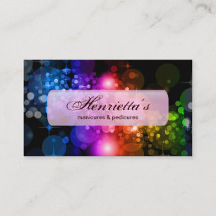 Fine Abstract Cool Cute Girly Retro Fashion Business Card