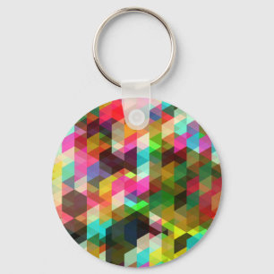 Fine Abstract Cool Cute Girly Retro Fashion Keychain