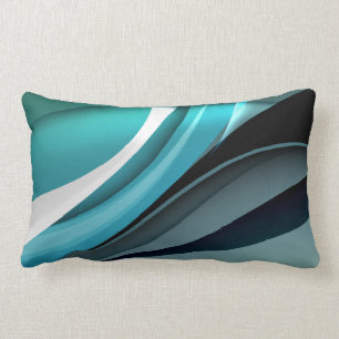 Fine Abstract Cool Cute Girly Retro Fashion Lumbar Pillow