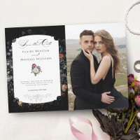 Fine Art Black Floral Calligraphy/Photo