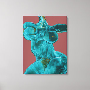 Fine Art Canvas Female in Motion Print