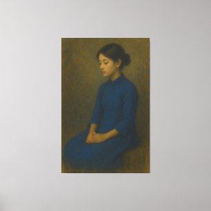 Fine Art – Classic Portrait Series – Elegant Asian Canvas Print