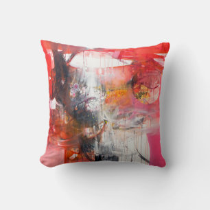 Fine art contemporary work - paintingart,fine,cont throw pillow