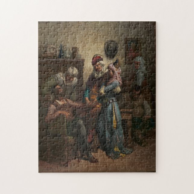 Fine Art Don Quixote Sancho Panza - Gustave Dore Jigsaw Puzzle (Vertical)