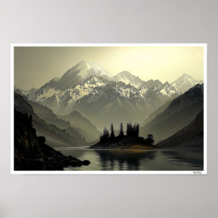 FINE ART EUROPEAN LANDSCAPE POSTER