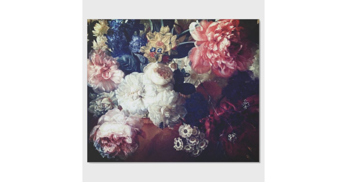 Fine Art Floral 60lb Decoupage Poster Paper Zazzle.ca