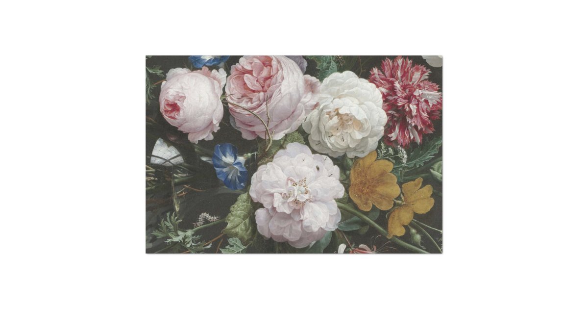 Fine Art Floral Decoupage Paper Zazzle