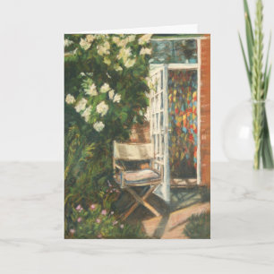 Fine Art Greeting Card - Seat in the Sun