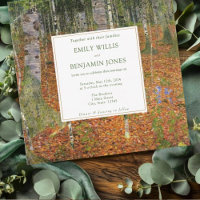 Fine Art Gustav Klimt Forest Nature Wedding