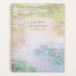 Fine Art Monet Water Lily Planner