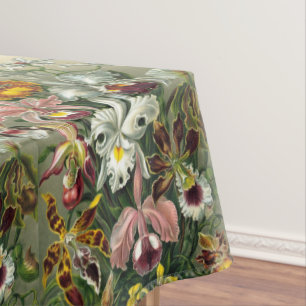 Fine Art Orchid - Art Forms of Nature Ernst Haecke Tablecloth