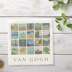Fine Art Painting Collage Vincent Van Gogh Stone Coaster