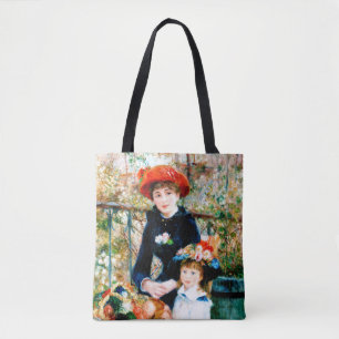 Fine Art Renoir's Two Sisters Tote