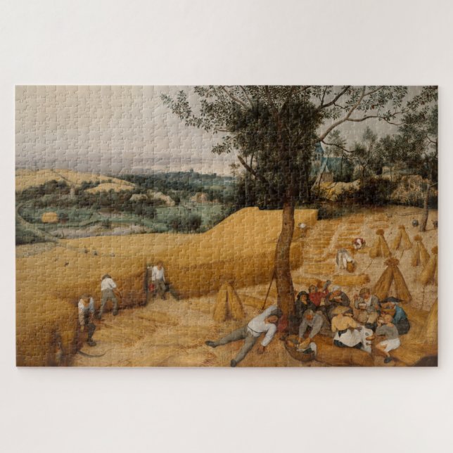 Fine Art The Harvesters 1565 Pieter Bruegel 1000+  Jigsaw Puzzle (Horizontal)