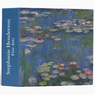 Fine Art Water Lilies Binder