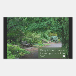 Fine Art with Words of Wisdom Sticker