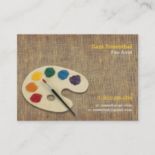 Fine Artist   Professional Business Card
