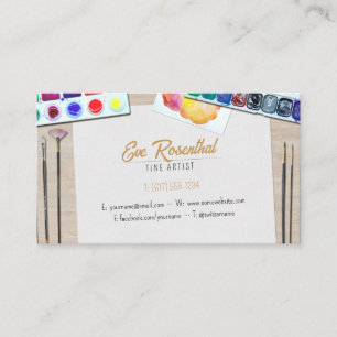 Fine Artist Professional Business Card