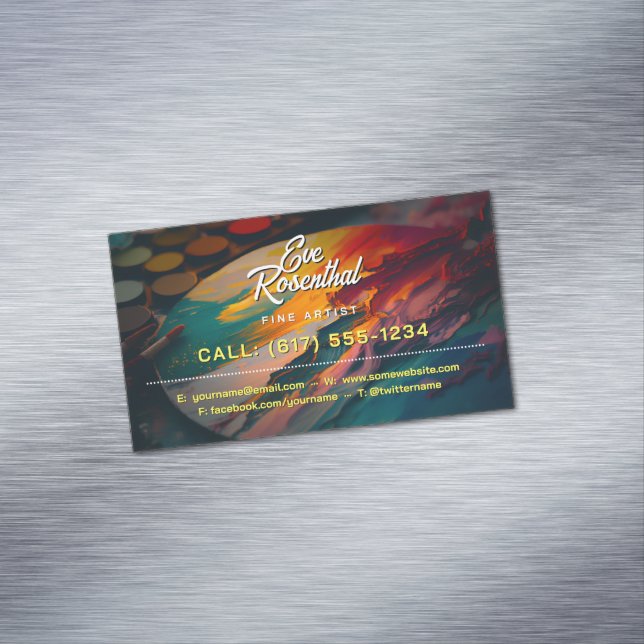Fine Artist | Professional Magnetic Business Card (In Situ)