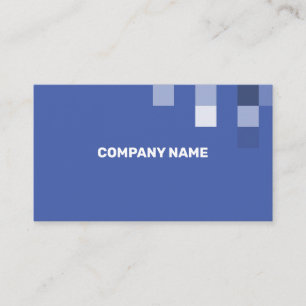 Fine Blue Contemporary Transparency Business Card