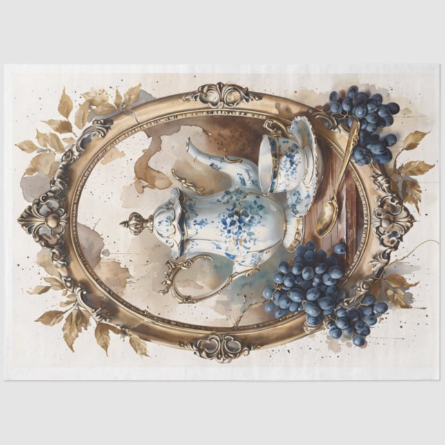 Fine Bone China Decoupage Tissue Paper (Front)