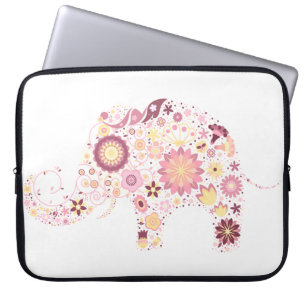 Fine Cool Cute Girly Retro Floral Fashion Laptop Sleeve