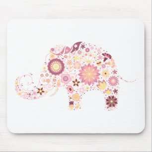 Fine Cool Cute Girly Retro Floral Fashion Mouse Pad