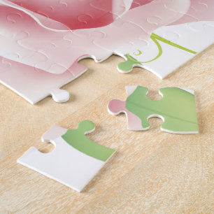 Fine Cool Flowers Cute Girly Retro Floral Jigsaw Puzzle