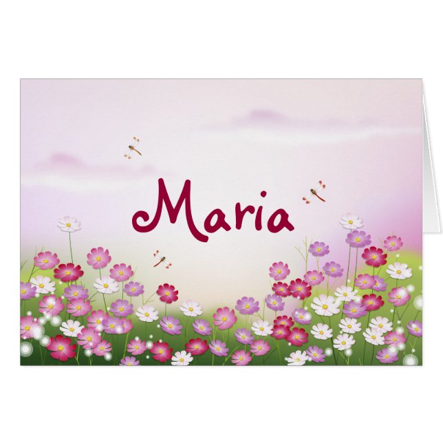 Fine Cool mignonne Girl Retro Mode florale (Devant Horizontal)