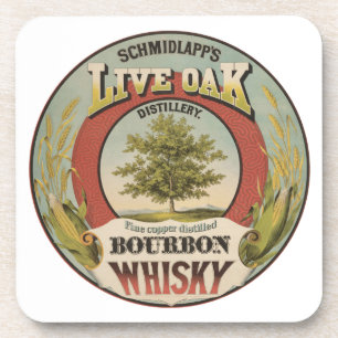 Fine Copper Distilled Bourbon Whisky. Coaster
