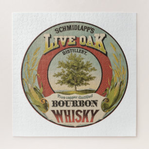Fine Copper Distilled Bourbon Whisky. Jigsaw Puzzle
