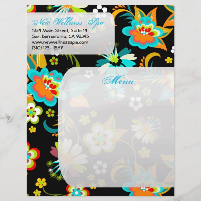 Fine Cute Cool Girly Retro Floral Fashion (Front)