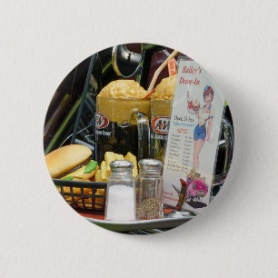 Fine Dining 2 Inch Round Button