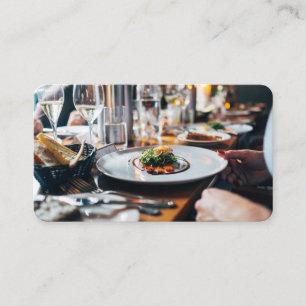 Fine Dining Double-Sided Business Card