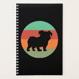 Fine Distressed English Bulldog Pet By Dog Mom Planner
