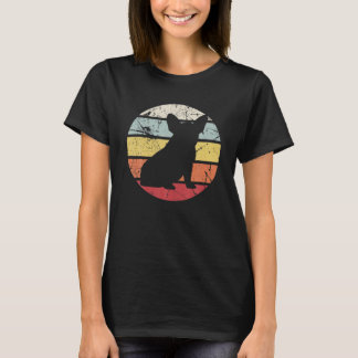Fine distressed retro vintage french bulldog pet d T-Shirt